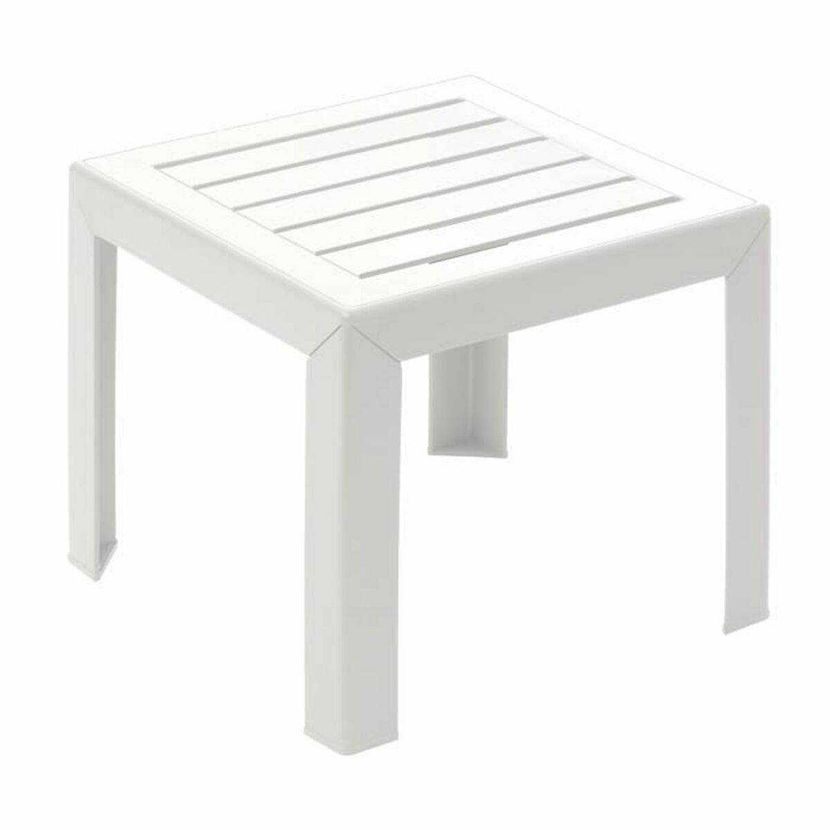 Side table Grosfillex White Resin Plastic 40 x 40 x 35 cm-0