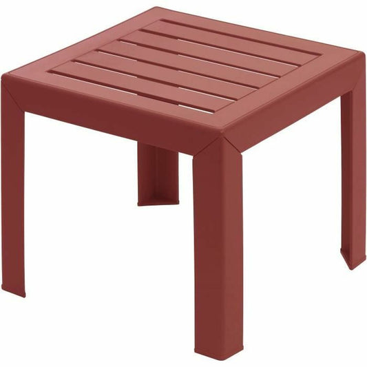 Side table Grosfillex Miami Red 40 x 40 x 41 cm-0