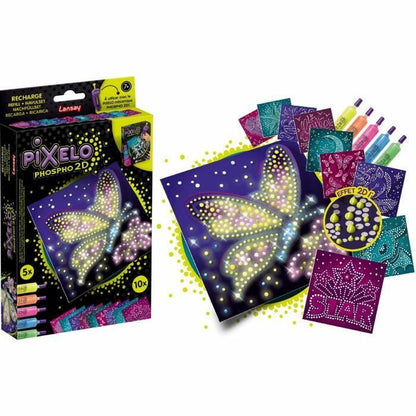 Writing Set Lansay Pixelo Phospho 2D (10 Units)-2