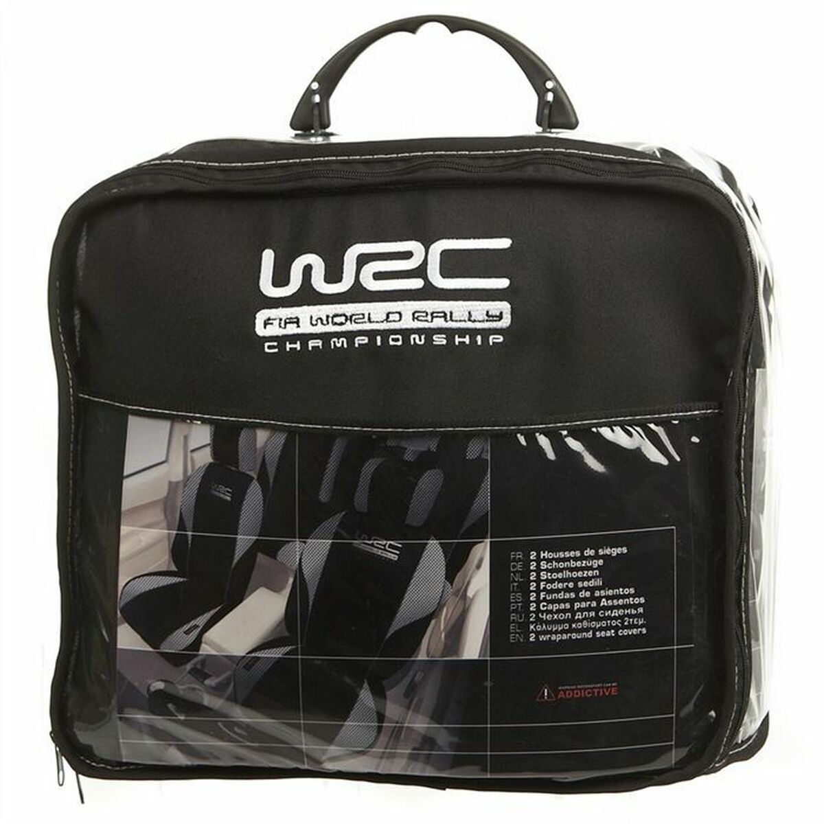 Car Seat Covers WRC 007 339 Black/Grey-6