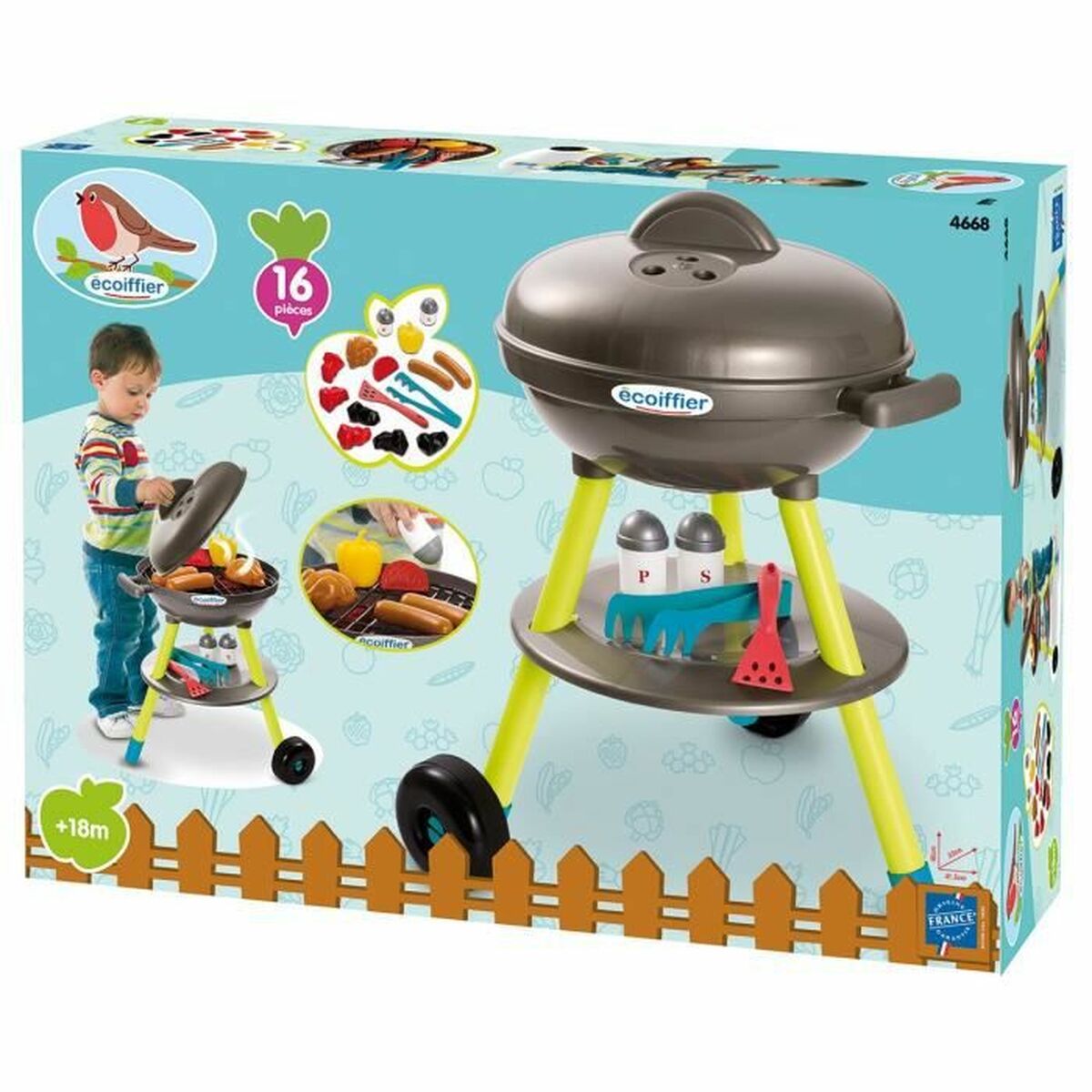 Toy BBQ Ecoiffier E4668-1