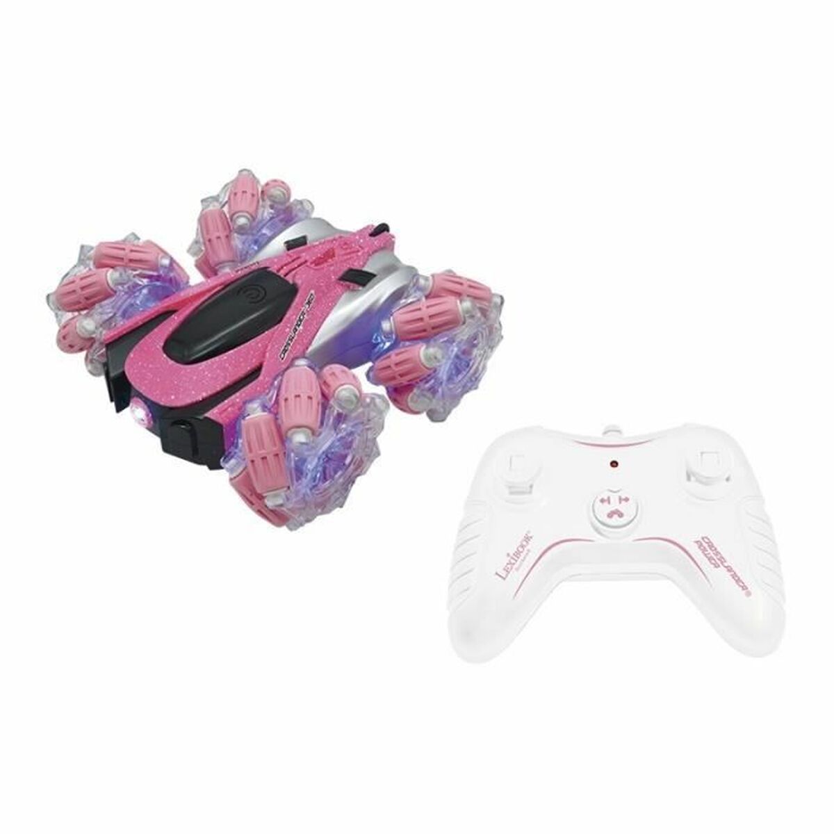 Remote-Controlled Car Lexibook Crosslander 360 Pink/Black-0