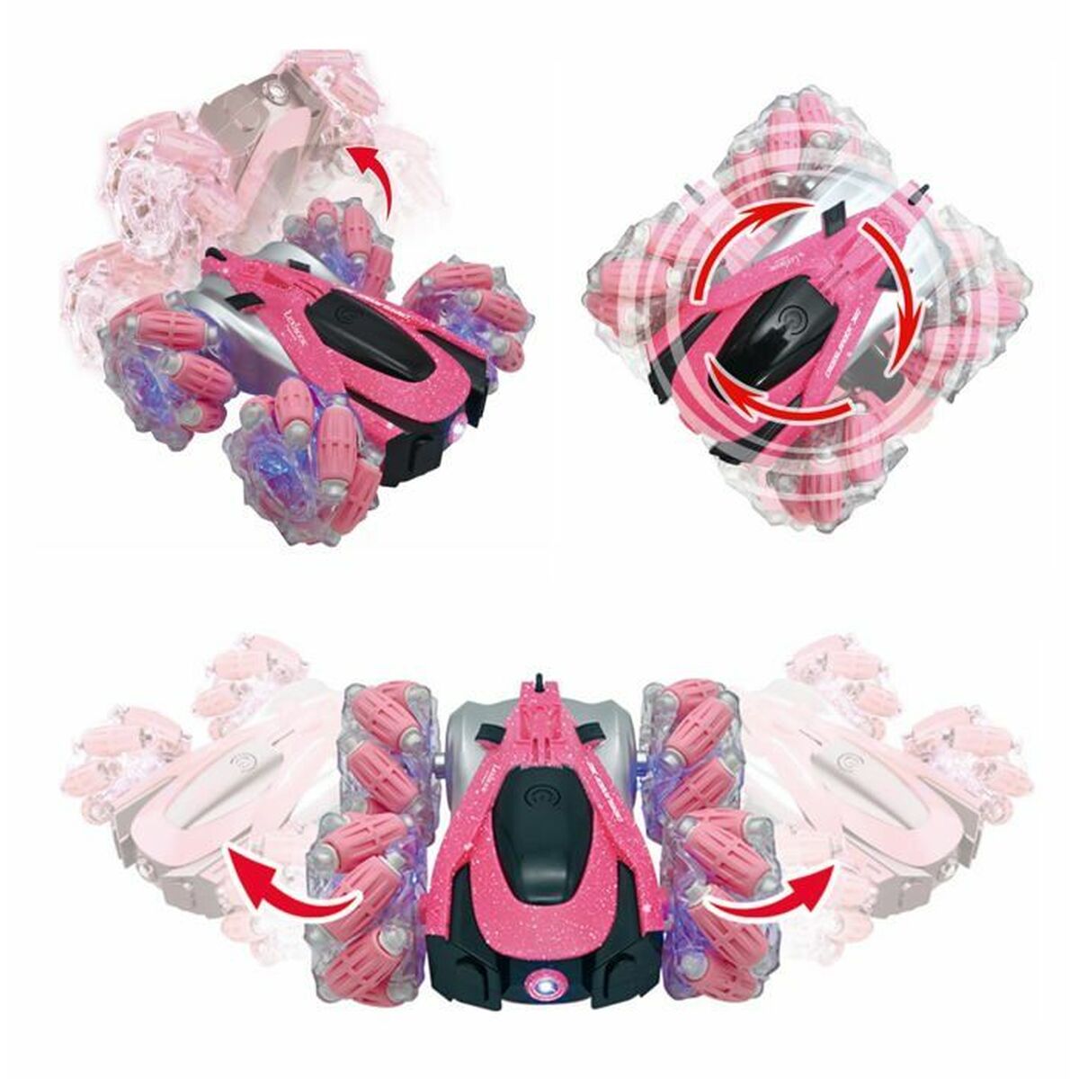Remote-Controlled Car Lexibook Crosslander 360 Pink/Black-4