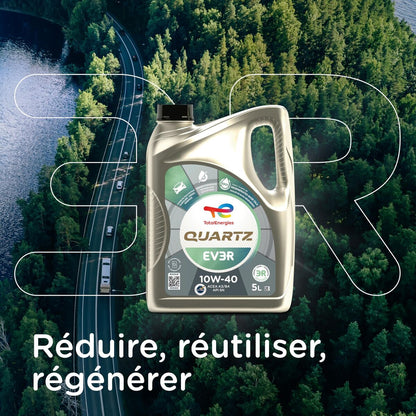 Car Motor Oil Totalenergies Quartz EV3R 10W40 5 L-4