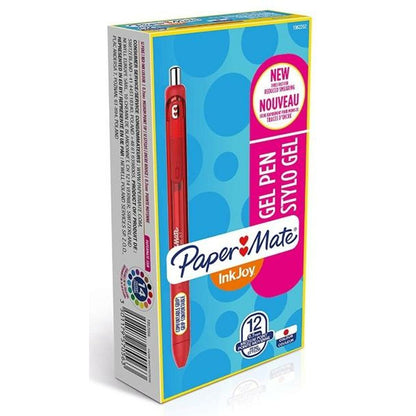 Gel pen Paper Mate InkJoy Gel Red 12 Units-3