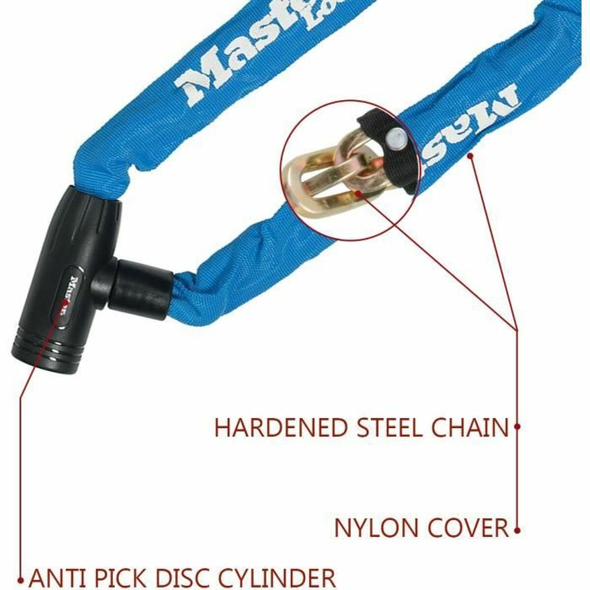 Chain with Padlock Master Lock-3
