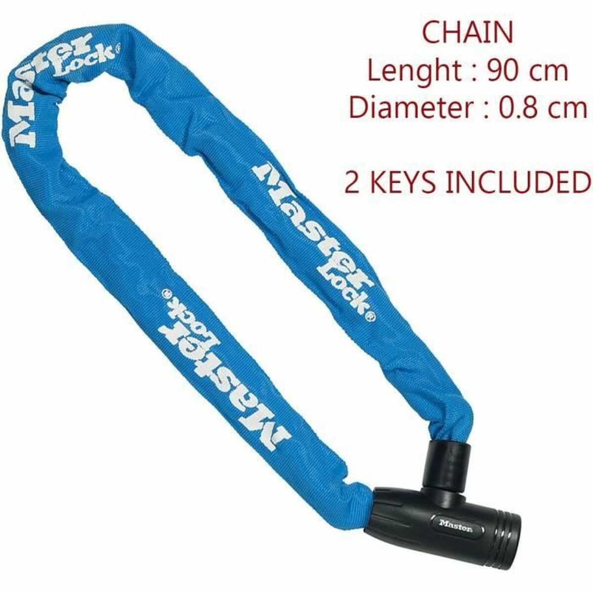 Chain with Padlock Master Lock-2