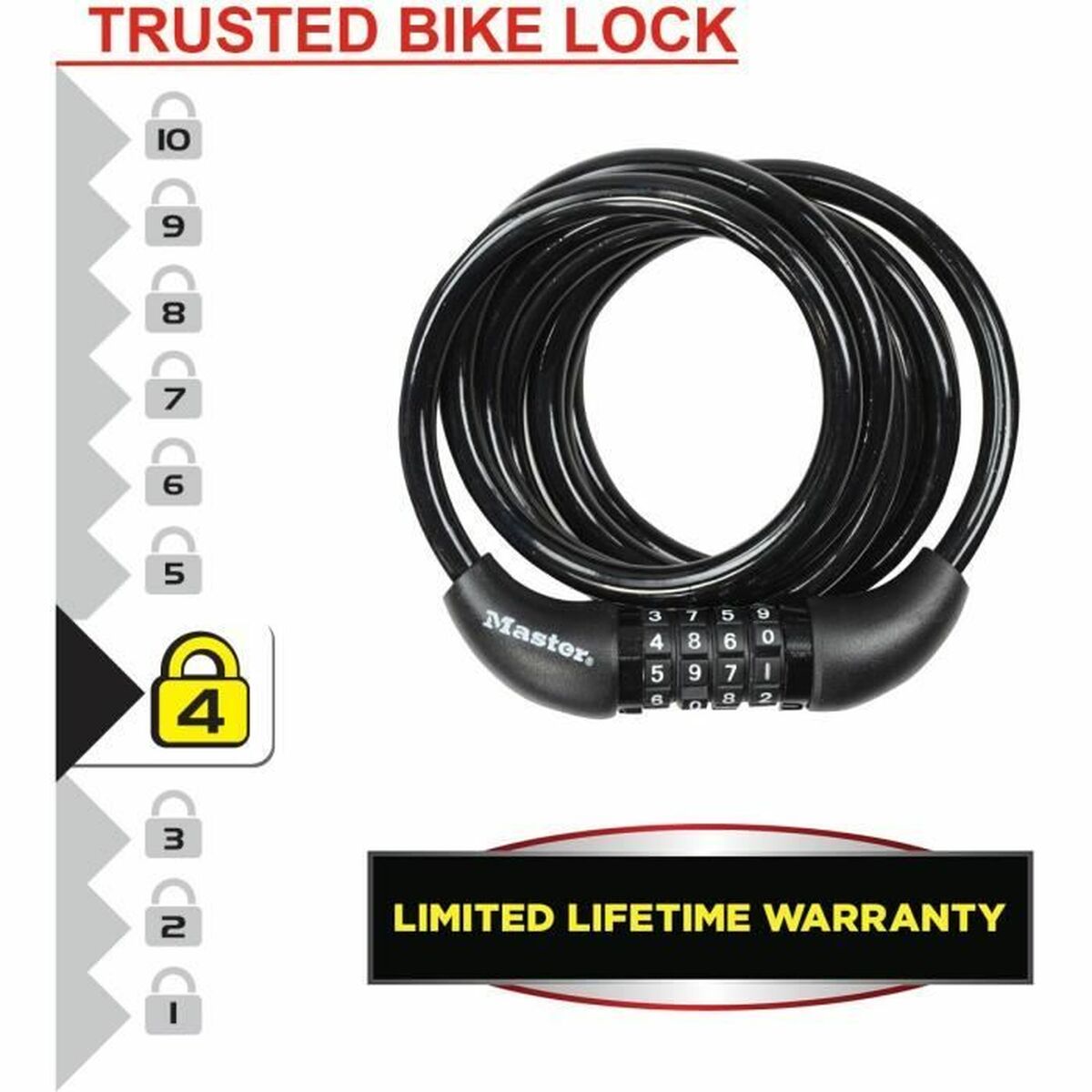 Chain with Padlock Master Lock-3