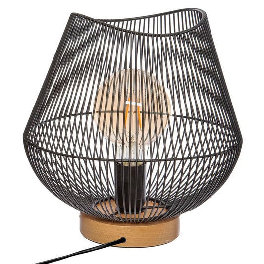 Desk lamp Atmosphera Jena Black Metal 40 W (Ø 28 x 26 cm)-0
