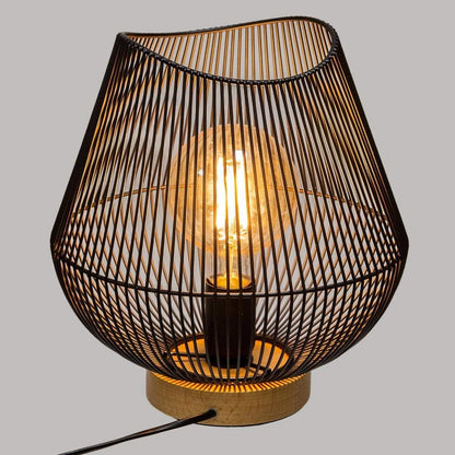 Desk lamp Atmosphera Jena Black Metal 40 W (Ø 28 x 26 cm)-1