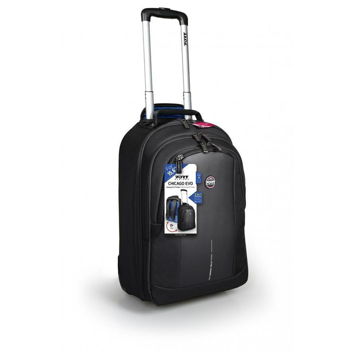 Laptop Backpack Port Designs CHICAGO EVO Black-13
