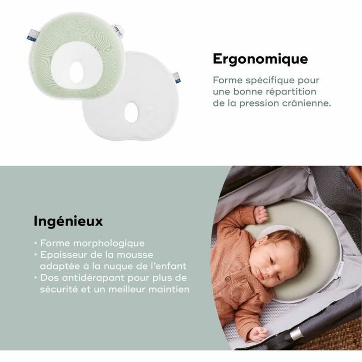 Neck Pillow Babymoov Green-2