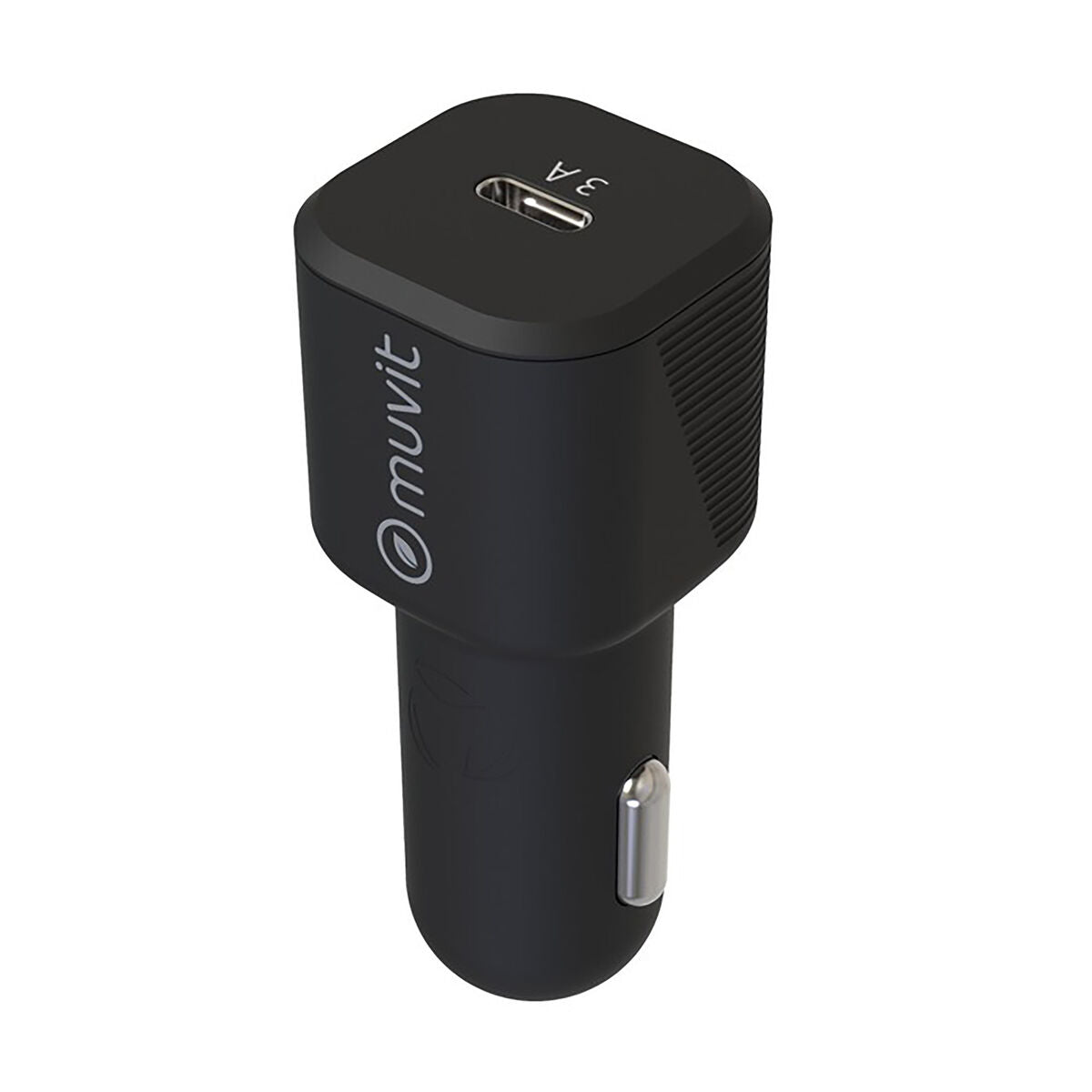 Car Charger Muvit for Change 1 m Black-2