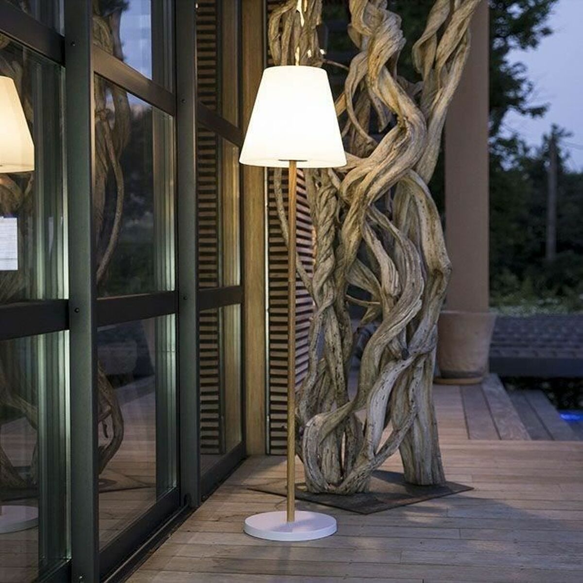 Solar lamp Lumisky Standy Mini Wood-4