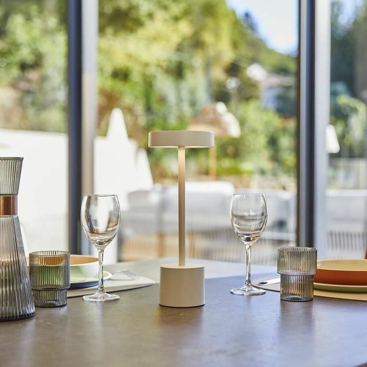 Desk lamp Lumisky ROBY WHITE White Aluminium-2
