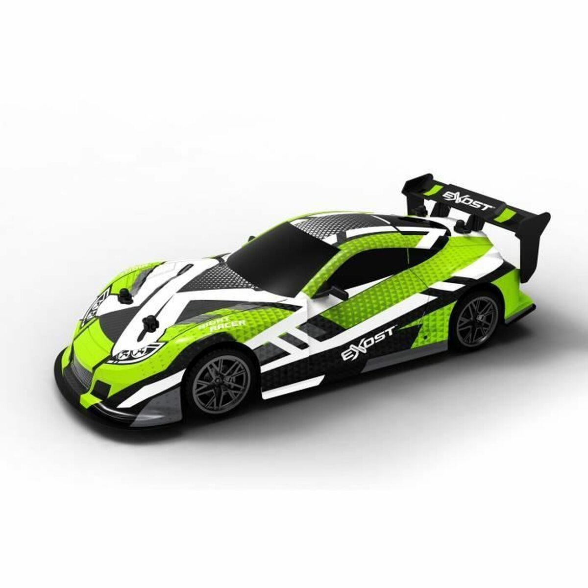 Remote-Controlled Car Exost Flash Light 1:14 Green Vert-4