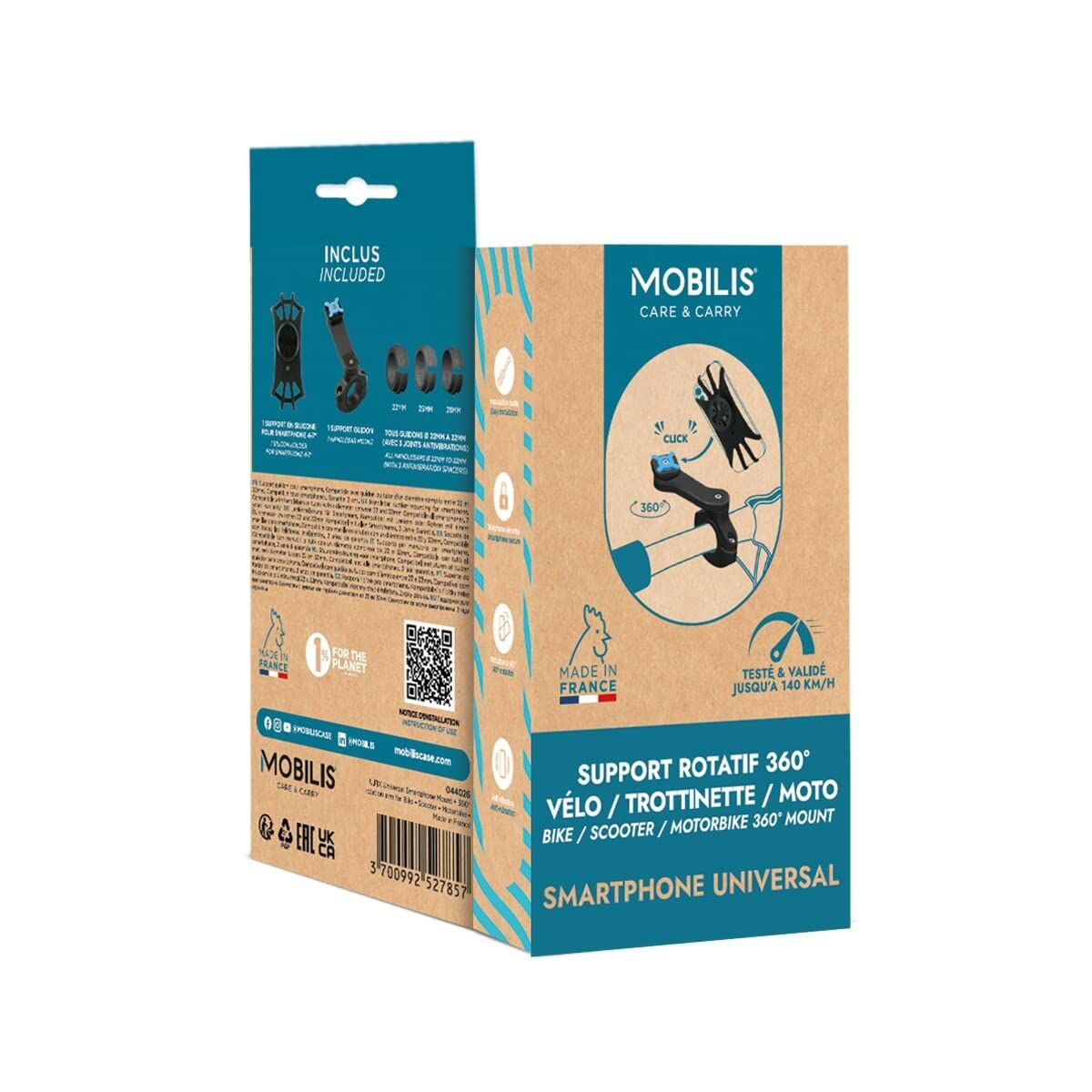 Bike Phone Holder Mobilis 044026 Black Plastic-1