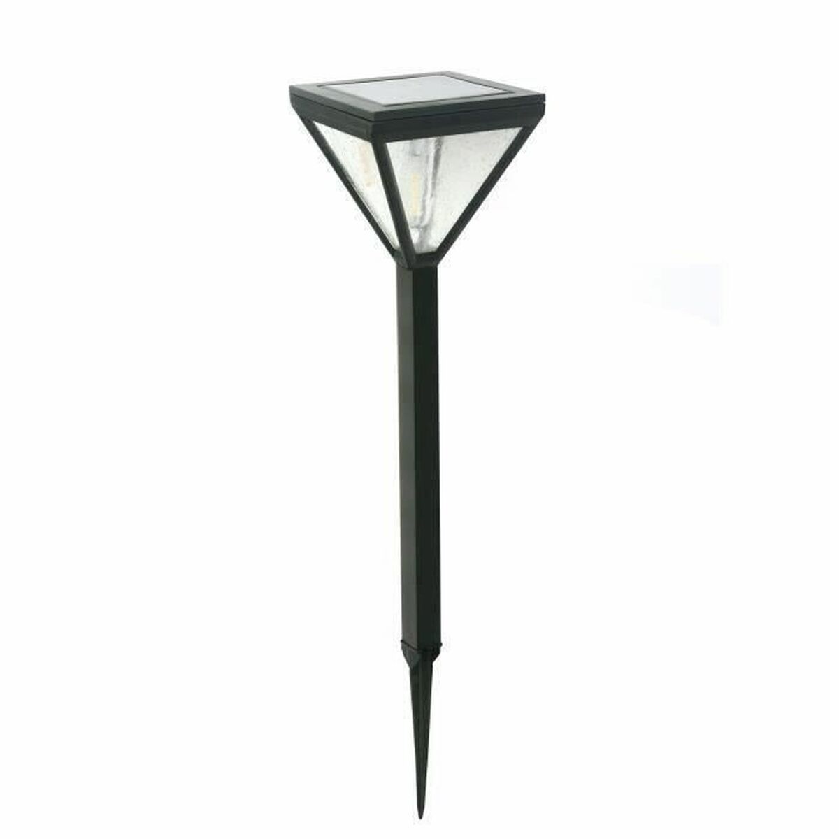 Solar lamp Galix 25 lm Black Stainless steel-0