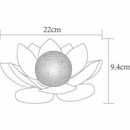 Desk lamp Galix Waterlily Grey-2