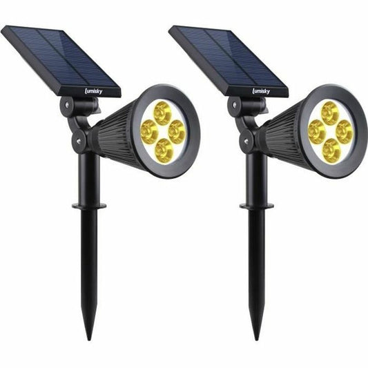Lamp Lumi Garden Black 5 V 250 Lm (2 Units)-0