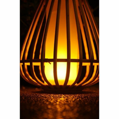 Solar lamp Beige Flame effect-1