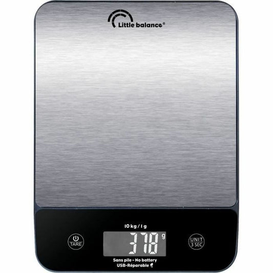 kitchen scale Little Balance 10 kg Silver 23,8 x 17,3 cm-0