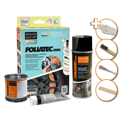 Painting set Foliatec FO2221 Brake Calipers Vanilla Yellow-5
