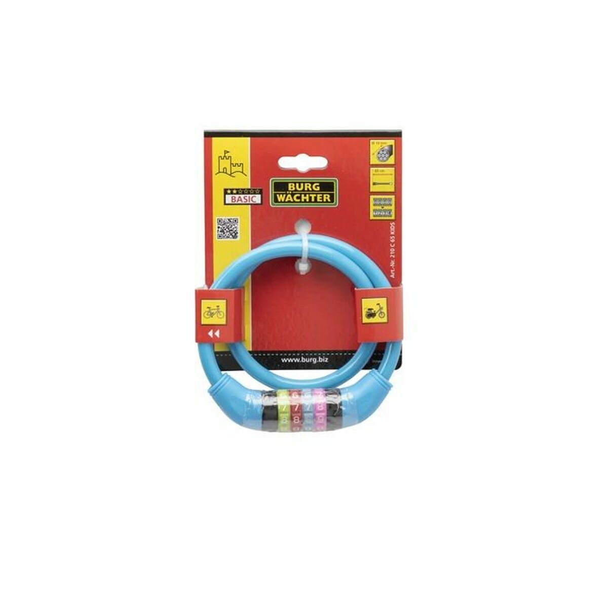 Combination padlock Burg-Wachter 65 cm Multicolour-0