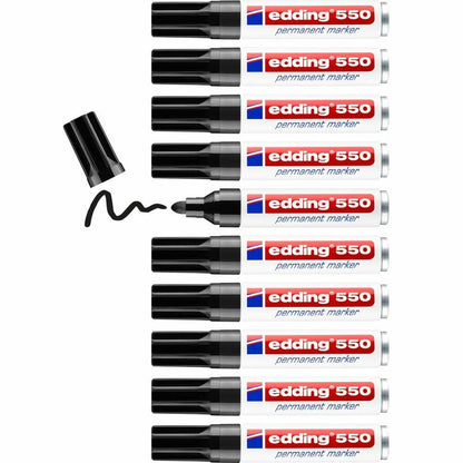 Permanent marker Edding 550 Black (10 Units)-2