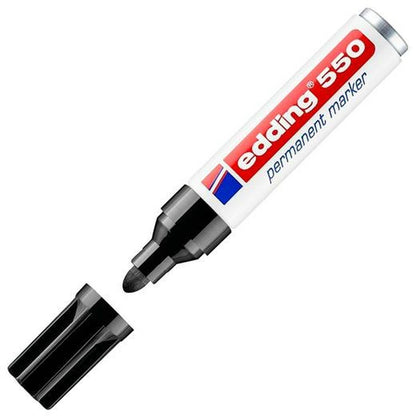 Permanent marker Edding 550 Black (10 Units)-3