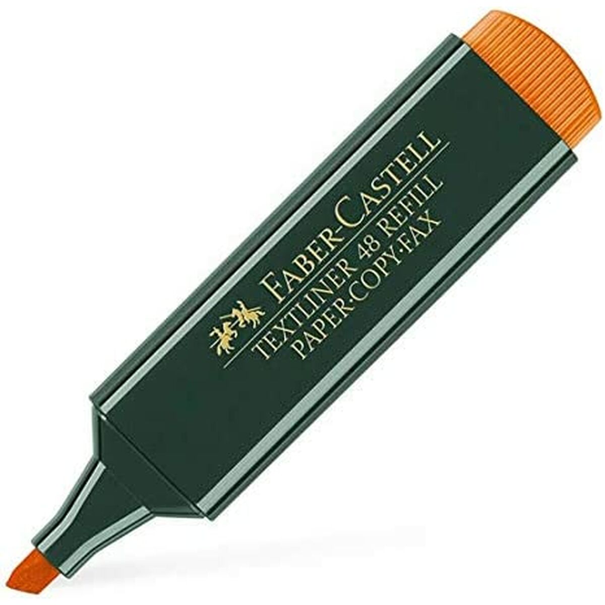 Highlighter Faber-Castell TEXTLINER 48 Orange (10 Units)-3