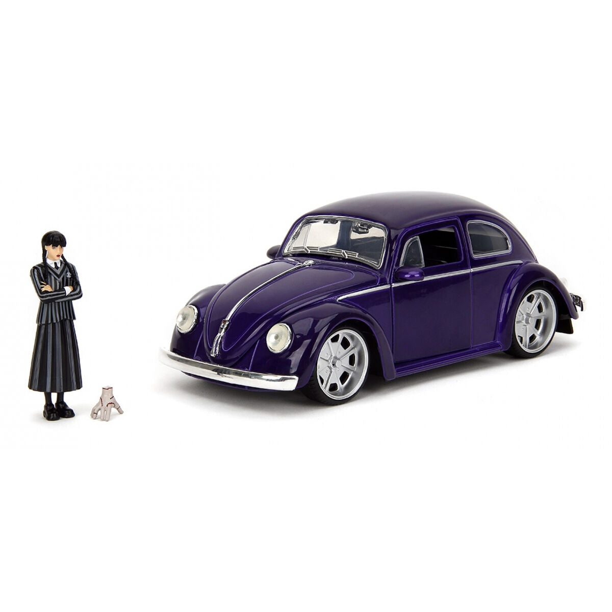 Toy car Wednesday Volkswagen Purple-0