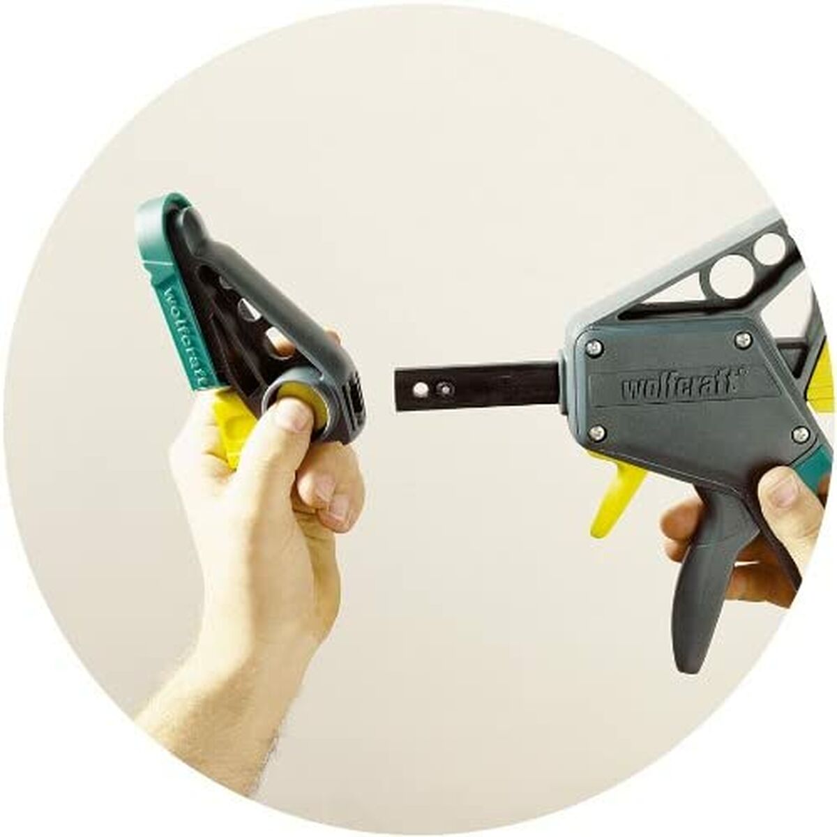 One-hand clamp Wolfcraft 100-150 mm-1