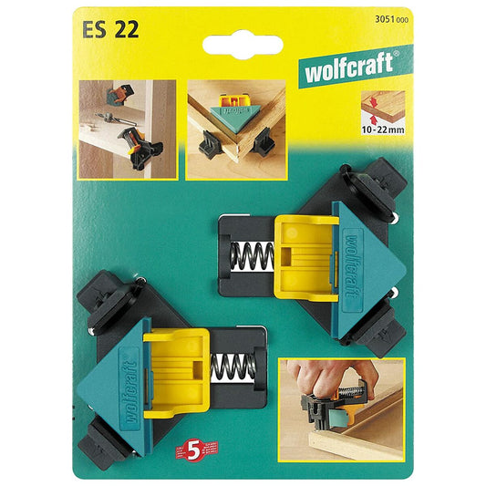 Corner clamp Wolfcraft 10-22 mm-1