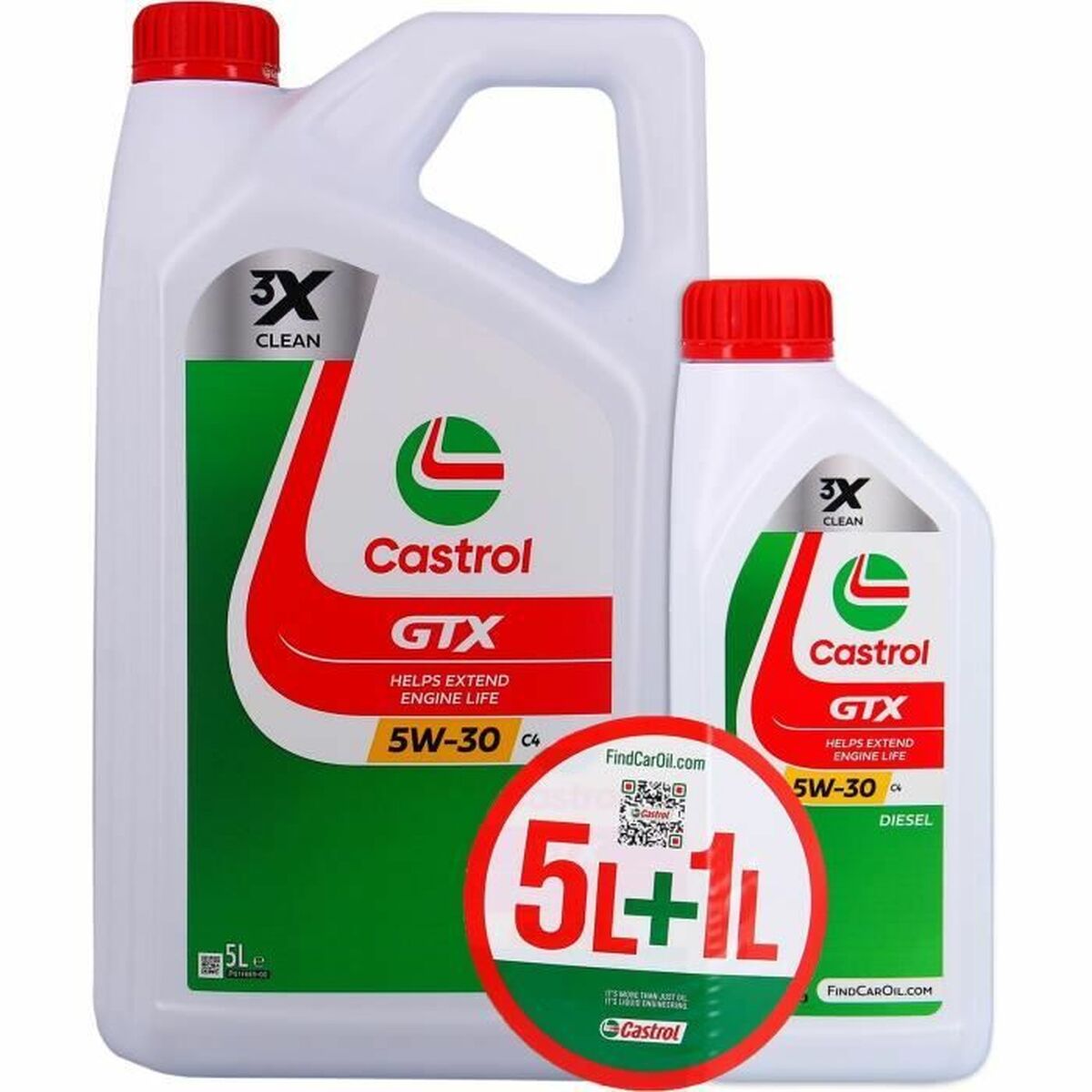Car Motor Oil Castrol GTX 5W 30 6 L-0
