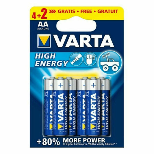Alkaline Batteries Varta 4906121436 AA 1.55 V-0