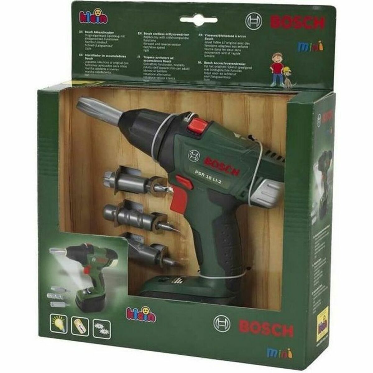 Set of tools for children Klein Screwdriver Ixolino Drill-0