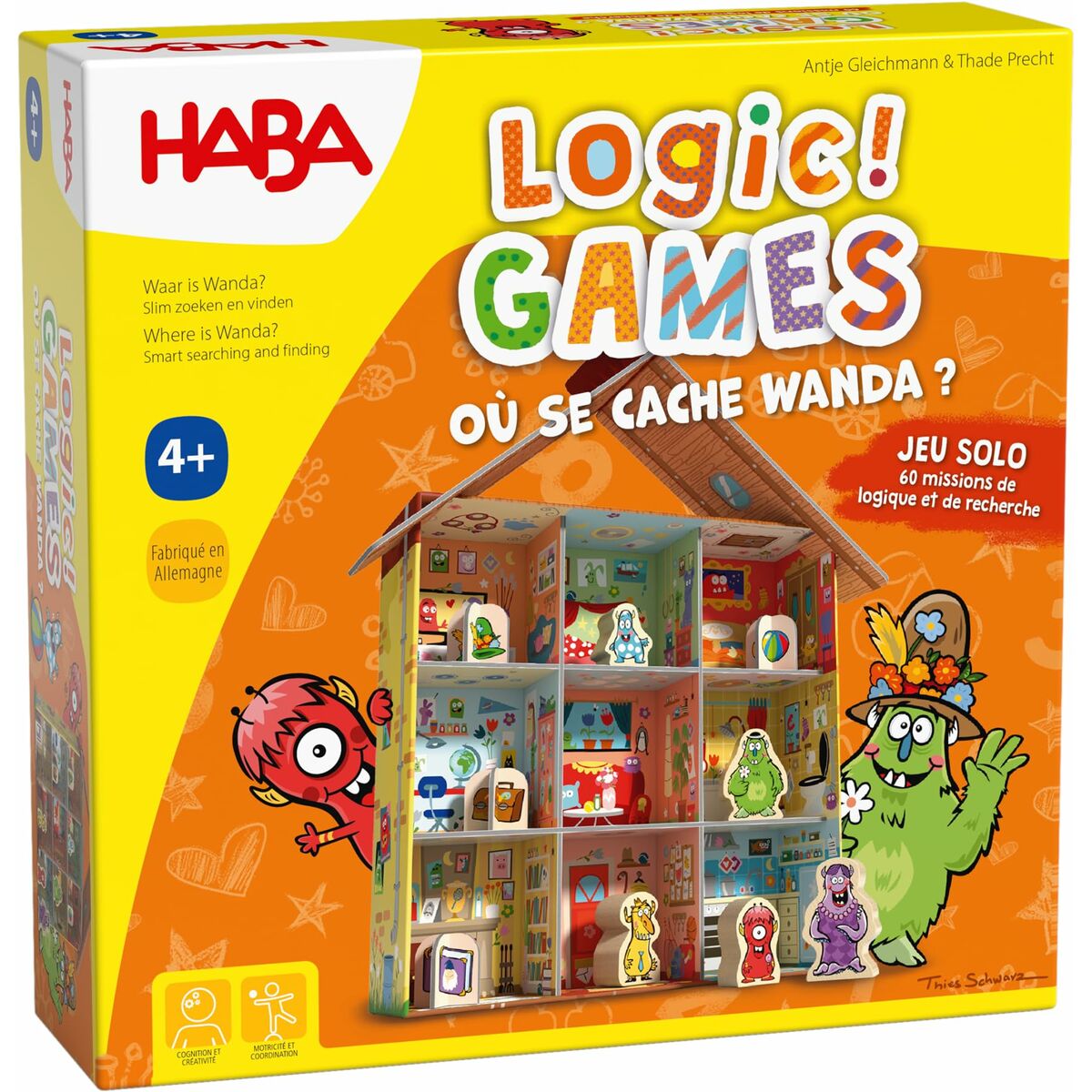 Board game HABA Logic Games - Where is Wanda?-2