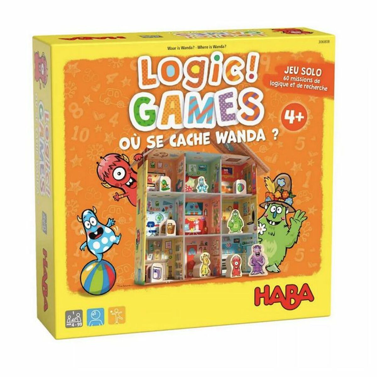 Board game HABA Logic Games - Where is Wanda?-0