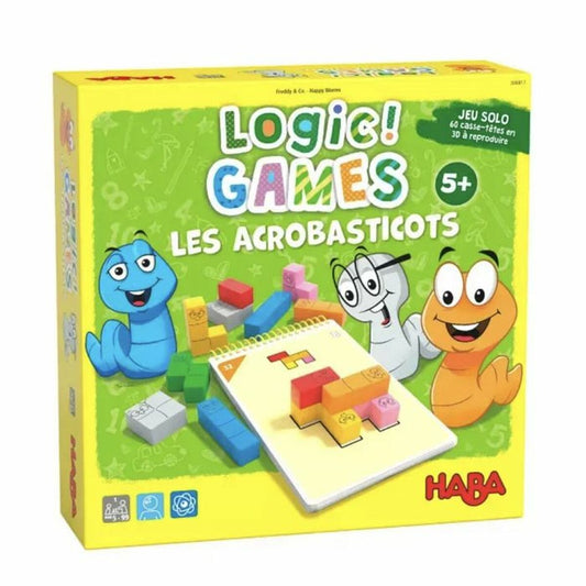 Board game HABA Logic Games - Happy Worms-0