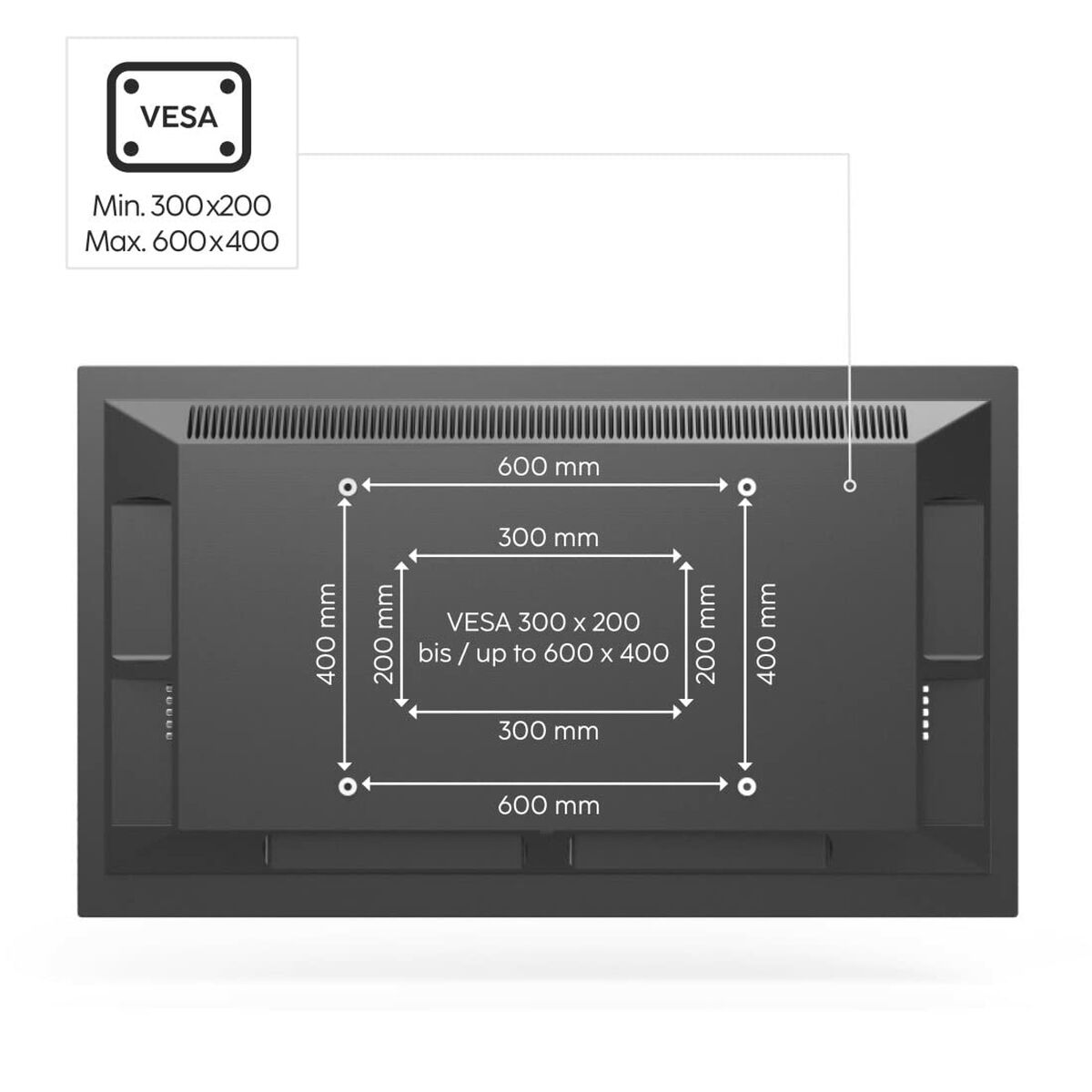 TV Mount Hama 00220870 75" 37" 40 kg-2