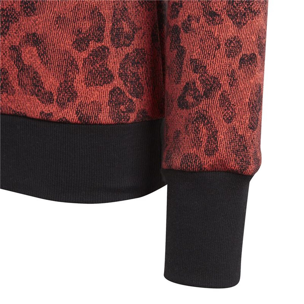 Hoodless Sweatshirt for Girls Adidas YG Crew Red-2