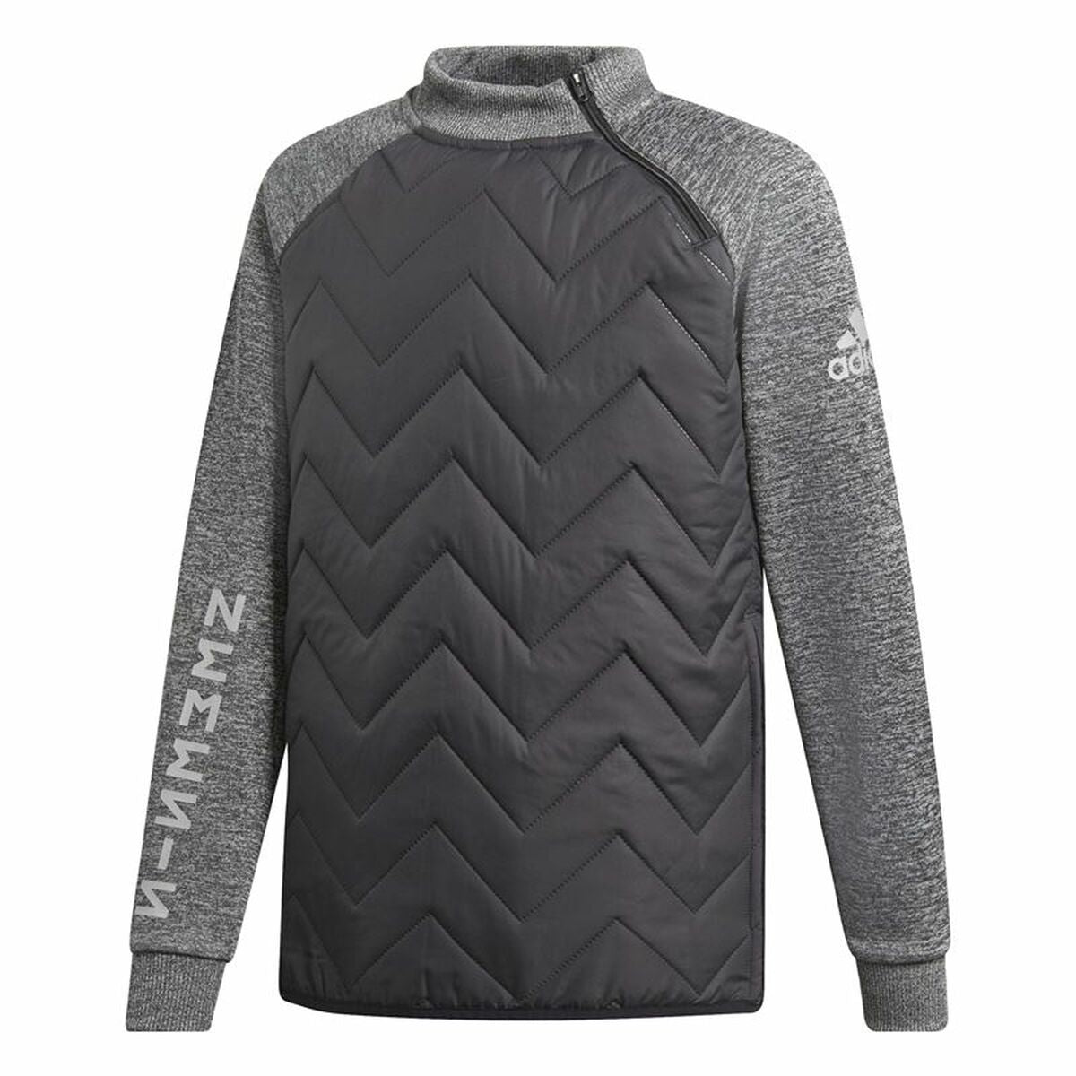 Children’s Sweatshirt without Hood Adidas Sportswear Nemeziz Grey-5