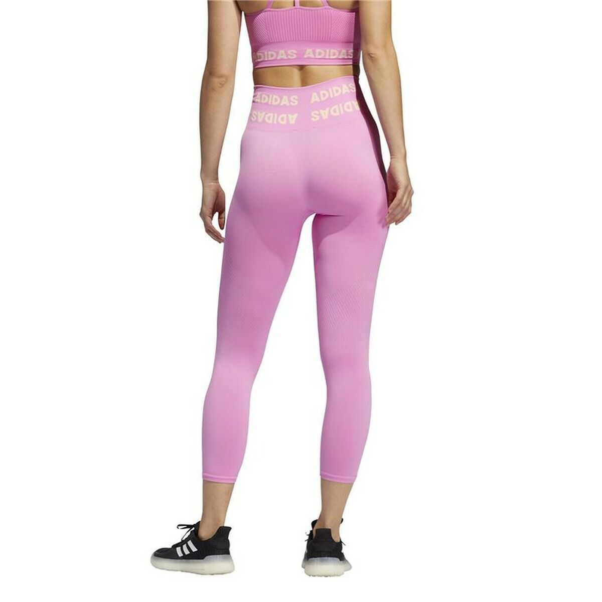 Sport leggings for Women Adidas Aeroknit Pink-7