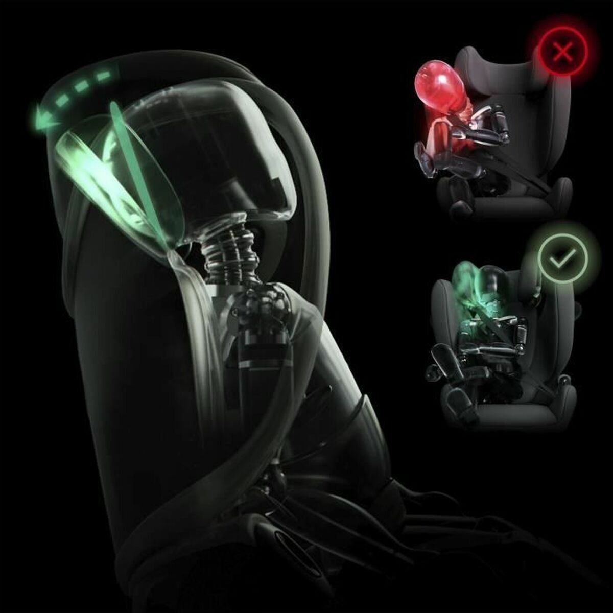 Car Chair Cybex ECE R129/04 Grey-3