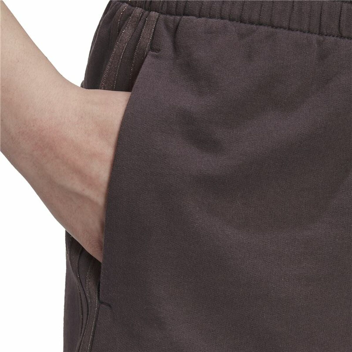 Sports Shorts for Women Adidas Originals 3 stripes Brown-5