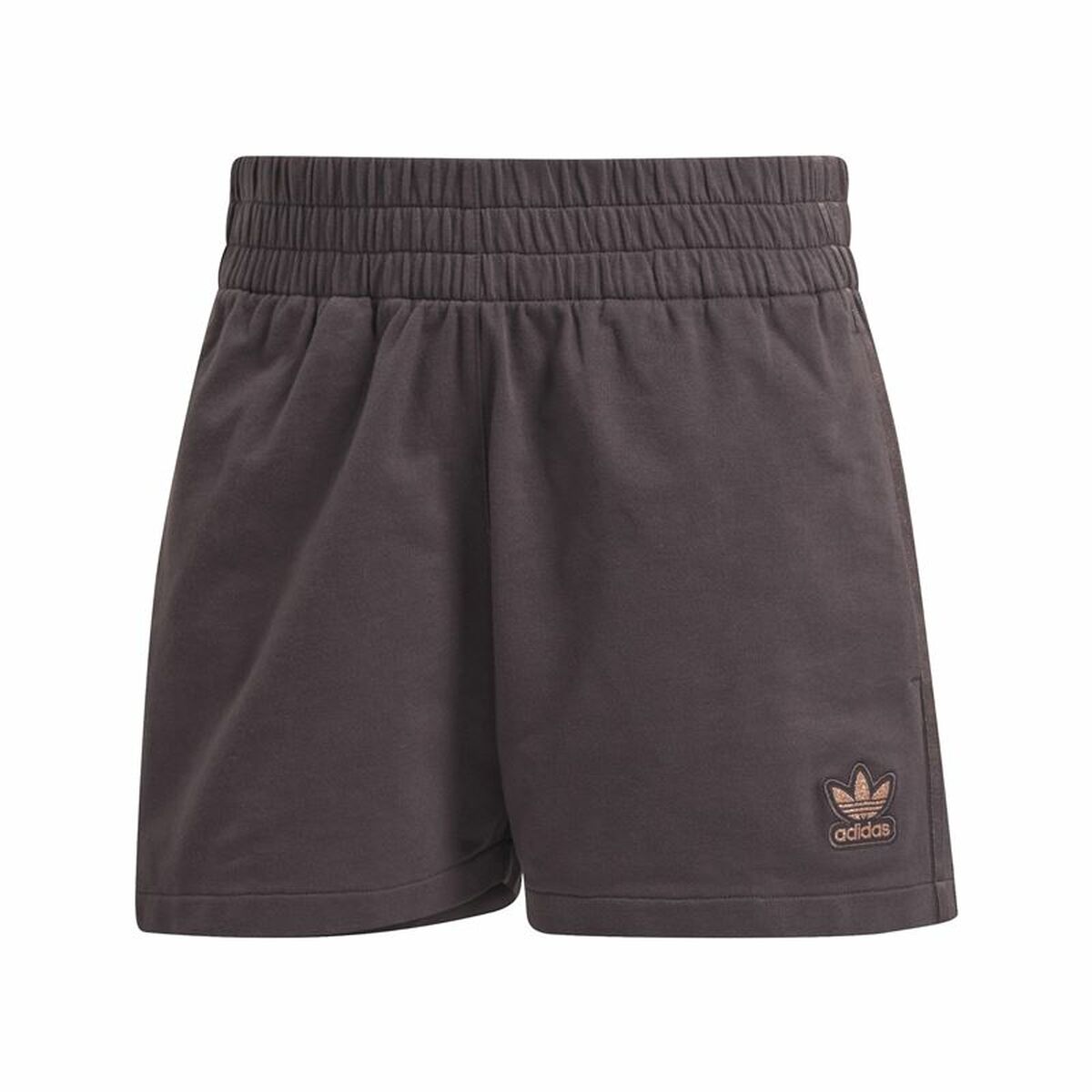 Sports Shorts for Women Adidas Originals 3 stripes Brown-0