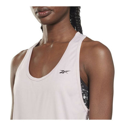 Tank Top Women Reebok Mesh Lavendar-4