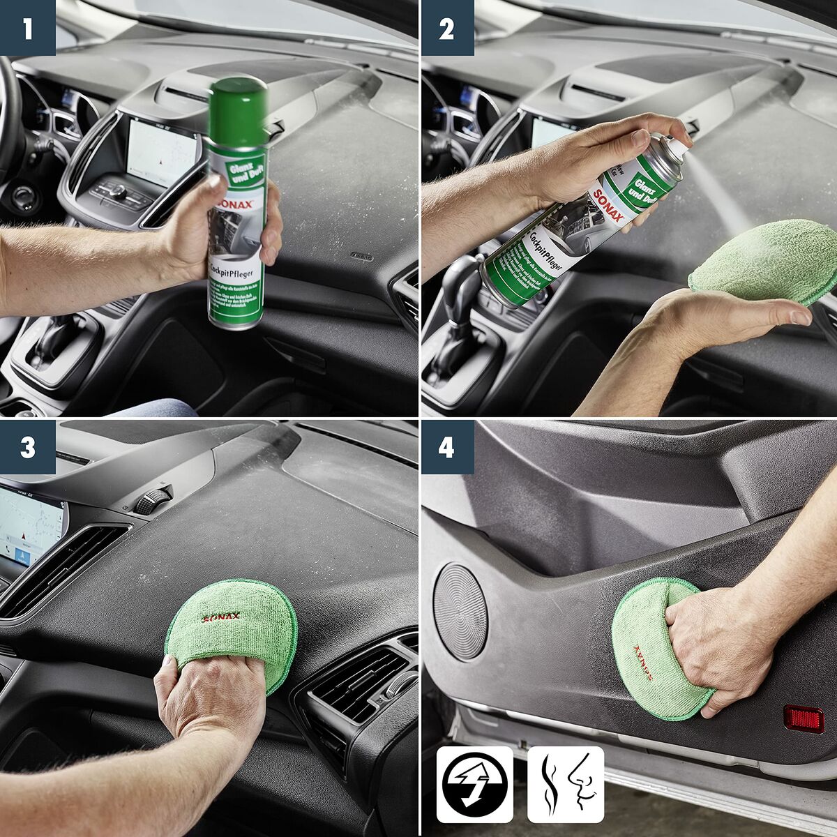 Dashboard Cleaner Sonax SX03563000 400 ml Vanilla-2