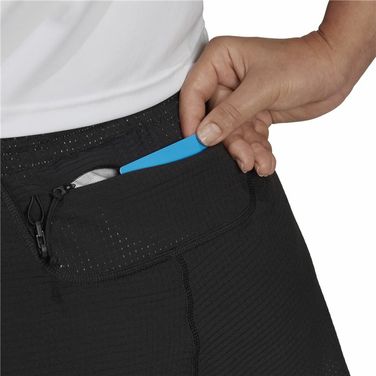 Sports Shorts for Women Adidas Rnfastrt Ib Mujer Black-5